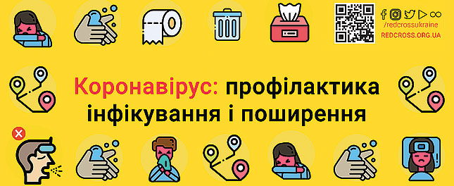 Коронавірус: профілактика інфікування і поширення