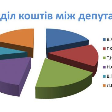 Виділені з міського бюджету кошти на виконання депутатських повноважень