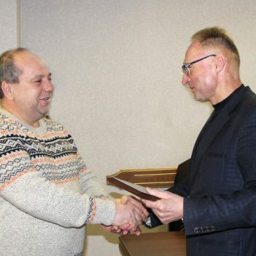 Міський голова вручив нагороду Сергію Скоробогатьку – лауреату обласного конкурсу «Благодійник року» ім. меценатів Тарновських 2020 року