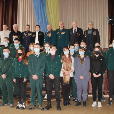 Урок мужності від ветеранів для учнів Вищого професійного училища лісового господарства