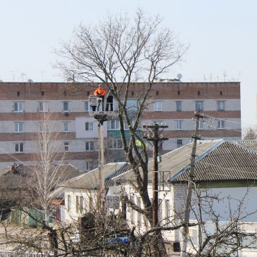 Видалення аварійних дерев у громаді триває