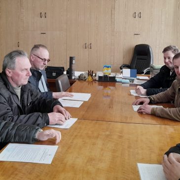 Робоча зустріч з начальником Корюківської РВА Іваном Ващенком