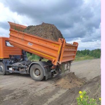 Підсипано дорогу по вул.Архітектурна у Сновську
