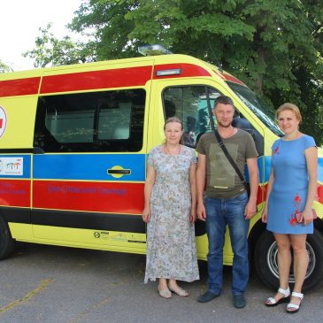 Сновська ЦРЛ отримала новий реанімаційний автомобіль
