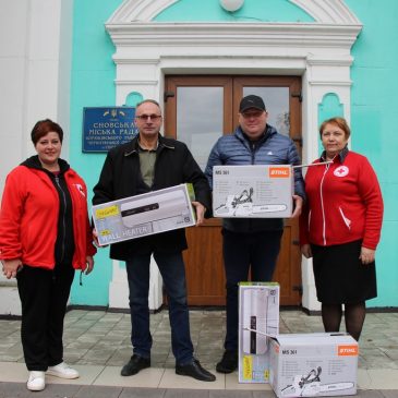 На Сновщину вкотре надійшла гуманітарна допомога від товариства Червоного Хреста України