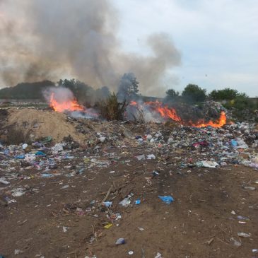 Знову горіло сміття в урочищі Горбаха