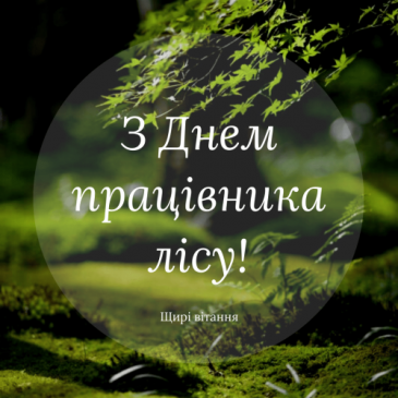 Вітаємо з професійним святом працівників лісового господарства!