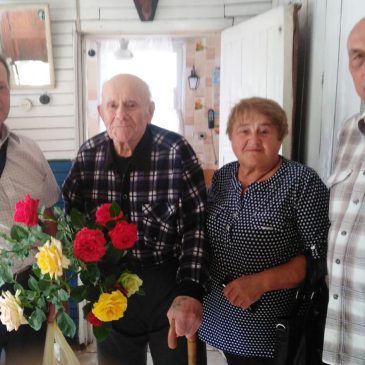 Привітали з 97-м днем народження Івана Кореня