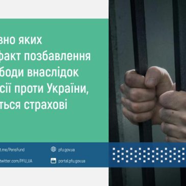 За осіб, стосовно яких встановлено факт позбавлення особистої свободи внаслідок збройної агресії проти України, сплачуватимуться страхові внески