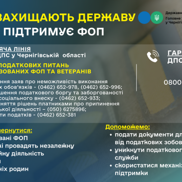 Роз’яснення щодо податкових питань, які виникають у мобілізованих ФОП та ветеранів