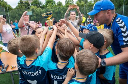 Вітаємо юних футболістів з перемогою!