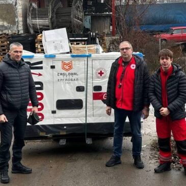 Сновська центральна районна лікарня отримала потужний генератор від Товариства Червоного Хреста України