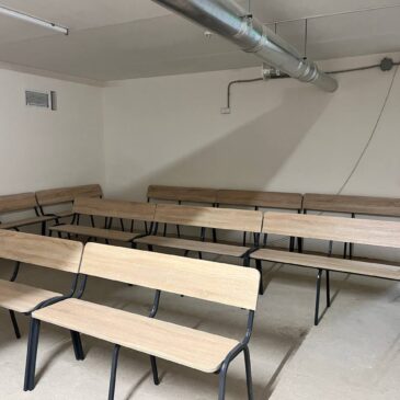 У восьми укриттях м. Сновськ встановлено зручні лавки