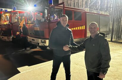 Сновська громада отримала пожежний автомобіль та карету швидкої допомоги від міжнародних партнерів