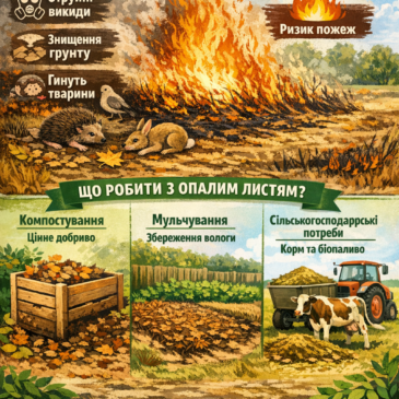 НЕ СПАЛЮЙТЕ СУХУ ТРАВУ ТА ЛИСТЯ — БЕРЕЖІТЬ ПРИРОДУ ТА ВЛАСНЕ ЗДОРОВ’Я!