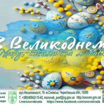 Привітання міського голови з Великоднем!