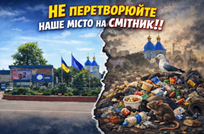 Не перетворюйте наше місто на смітник!